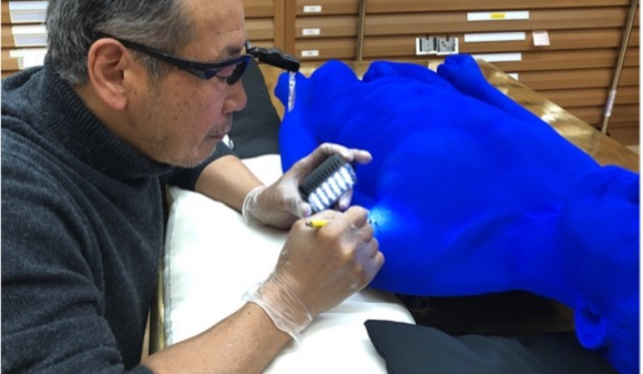 立体作品の修復