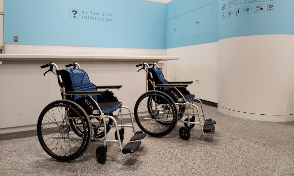 車椅子の貸出（10階、8階）