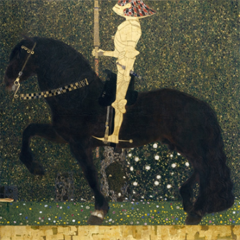 Gustav Klimt《Life is a Struggle (Golden Rider)》