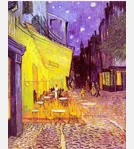 カフェテラスの絵に色をぬって 内容を見つめよう